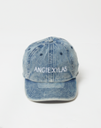AΞ EMBROIDERED CAP | DENIM