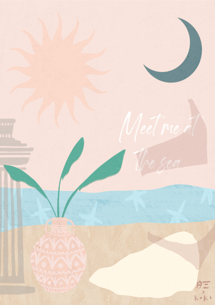MEET ME AT THE SEA | AN ILLUSTRATION
