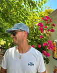AΞ EMBROIDERED CAP | DENIM
